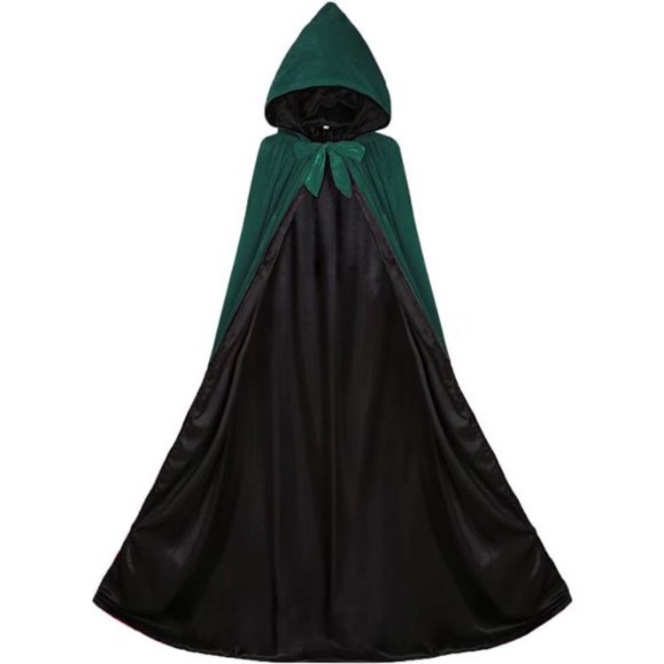 Reversible Cloak Cape With Hood